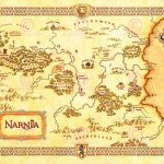 Movie Film Map Narnia Lewis Classic Sci Fi Poster Print Lv10152 For   Printable Map Of Narnia
