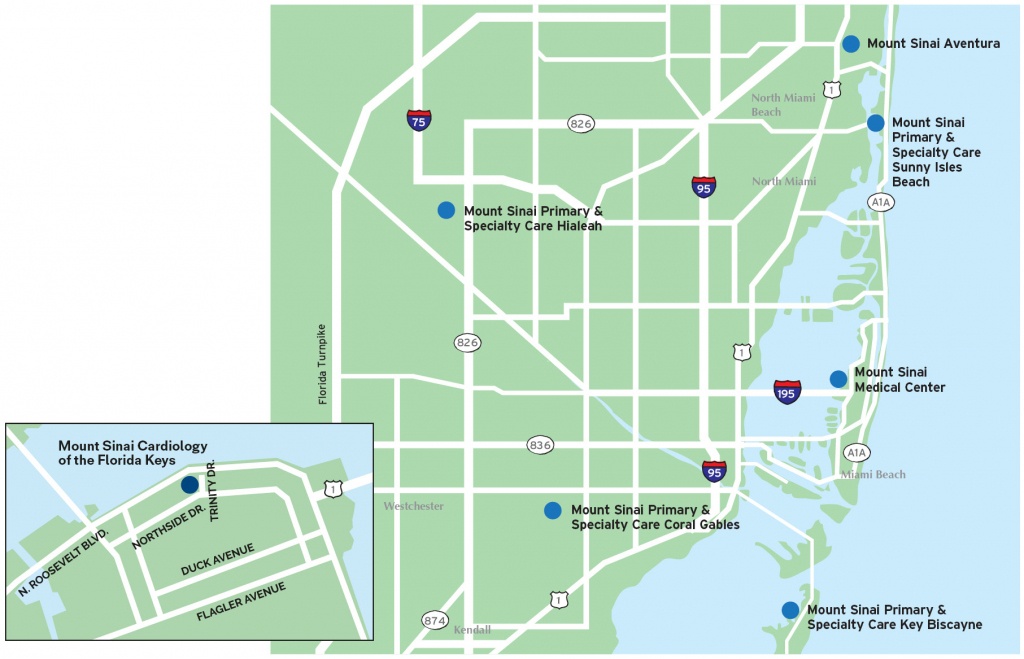 Msmc All Locations Map - Mount Sinai Medical Center - Locations - Sunny Isles Beach Florida Map