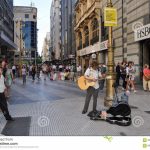 Musician On The Florida Street In Buenos Aires Editorial Image   Florida Street Buenos Aires Map