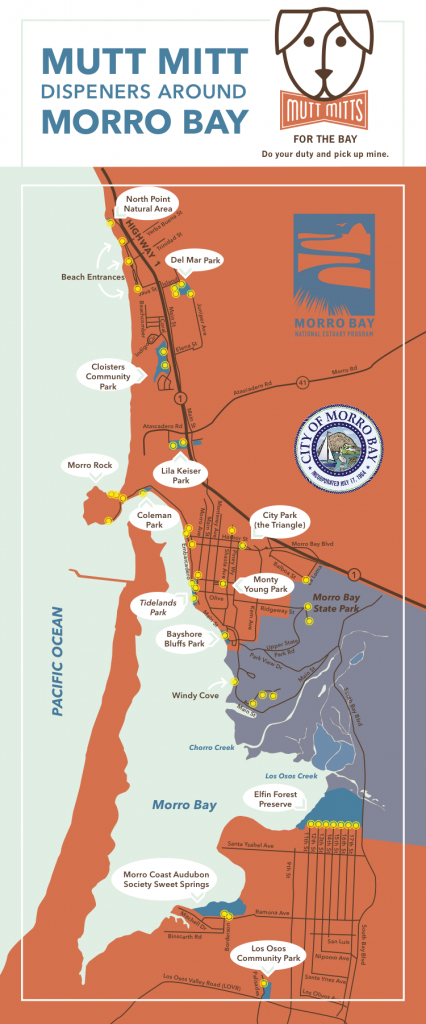 Mutt Mitt Map (Web) - Morro Bay National Estuary Program - Morro Bay California Map