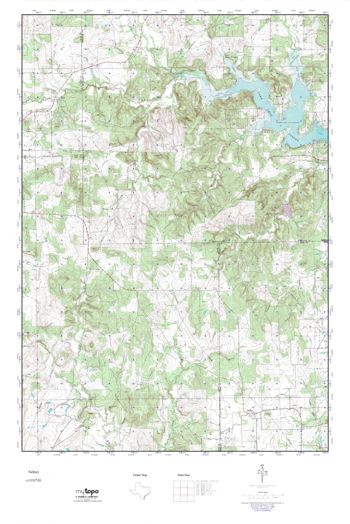 Mytopo Selma, Texas Usgs Quad Topo Map - Selma Texas Map