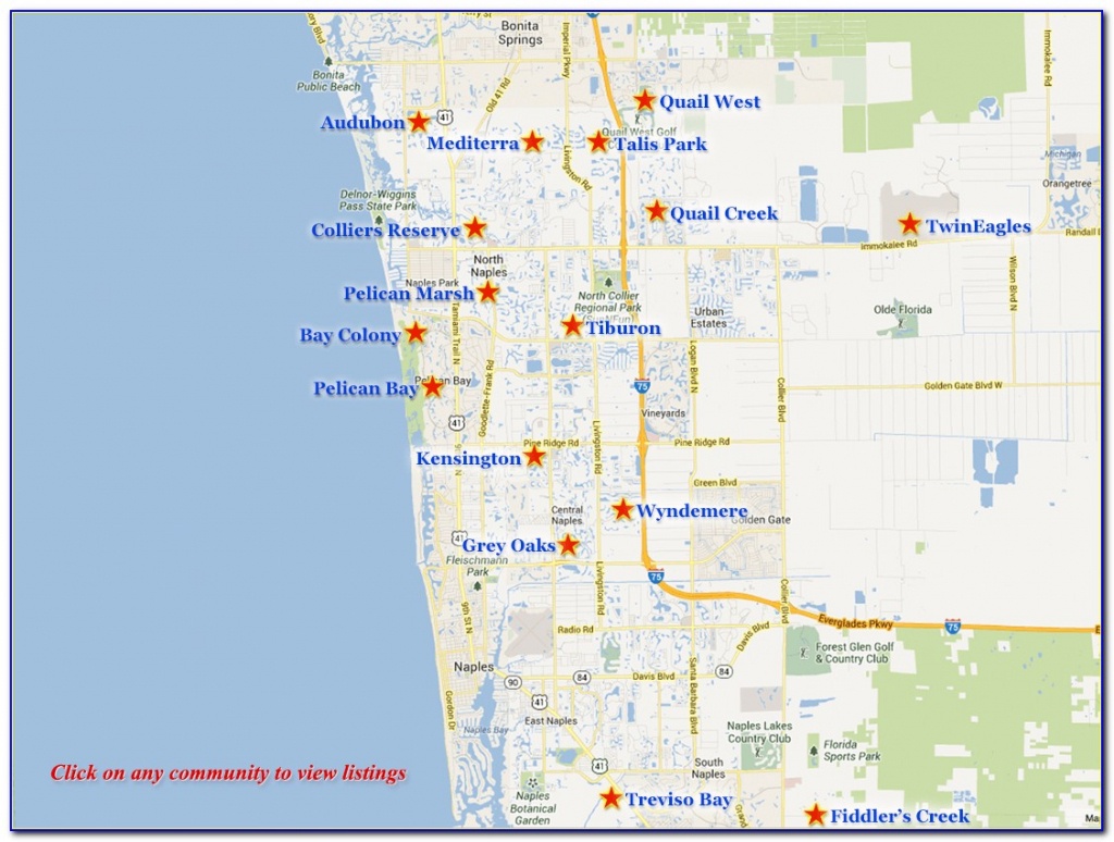 Naples Florida Real Estate Map - Maps : Resume Examples #3Op63Ormwr - Naples In Florida Map
