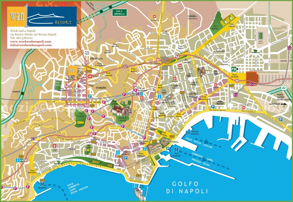 Naples Tourist City Centre Map - Printable Street Map Of Naples Florida