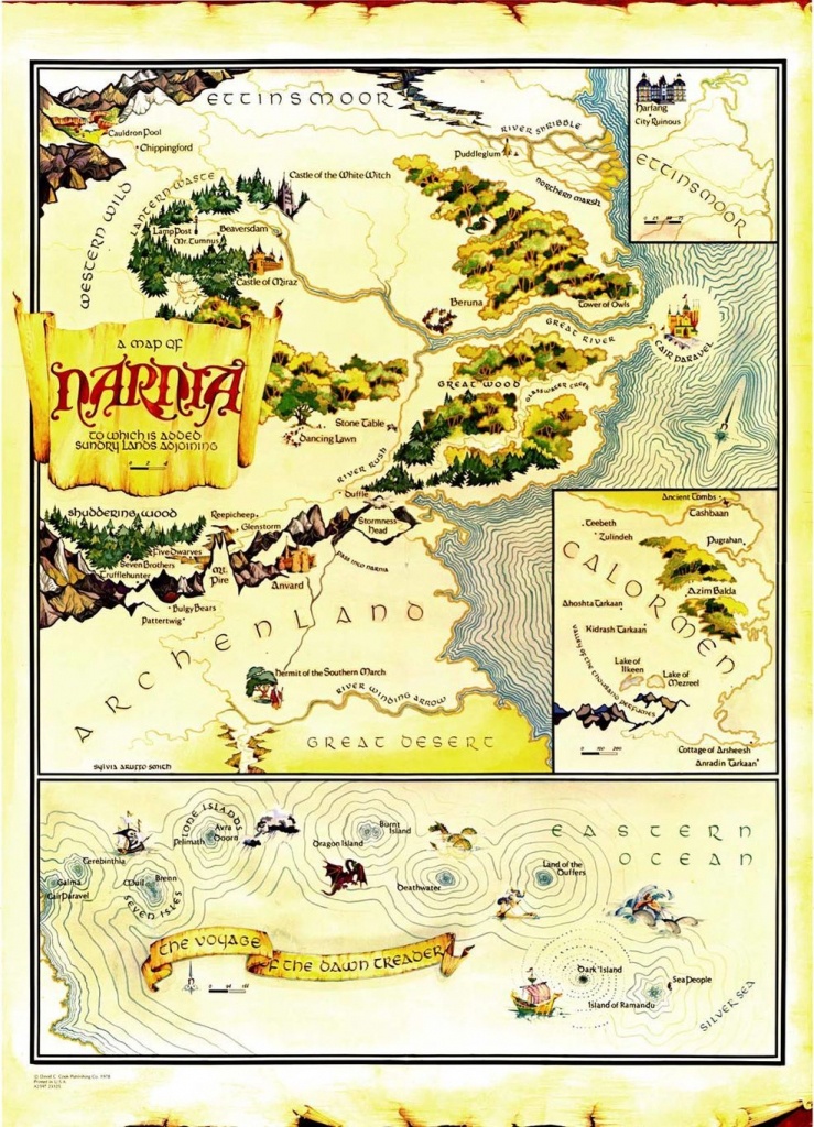 Printable Map Of Narnia Free Printable Maps