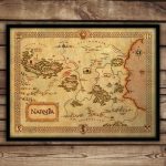 Narnia Map Narnia Art Print C S Lewis Fantasy Map | Etsy   Printable Map Of Narnia