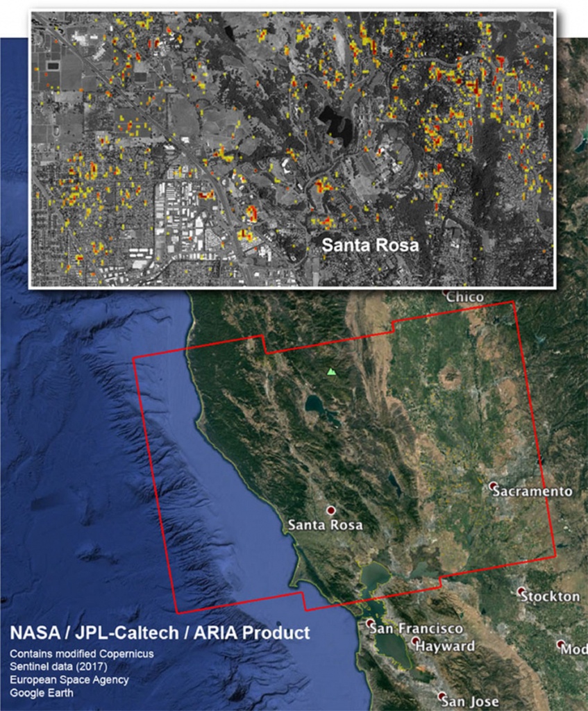 Nasa Damage Map Aids California Wildfire Response | Nasa - Map Of California Fire Damage