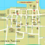 Nassau Downtown Map   Printable Map Of Nassau Bahamas