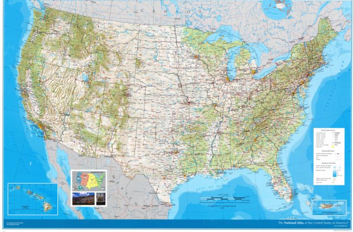 National Atlas Printable Maps