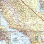 National Geographic Southern California Map 1966   Maps   National Geographic Maps California