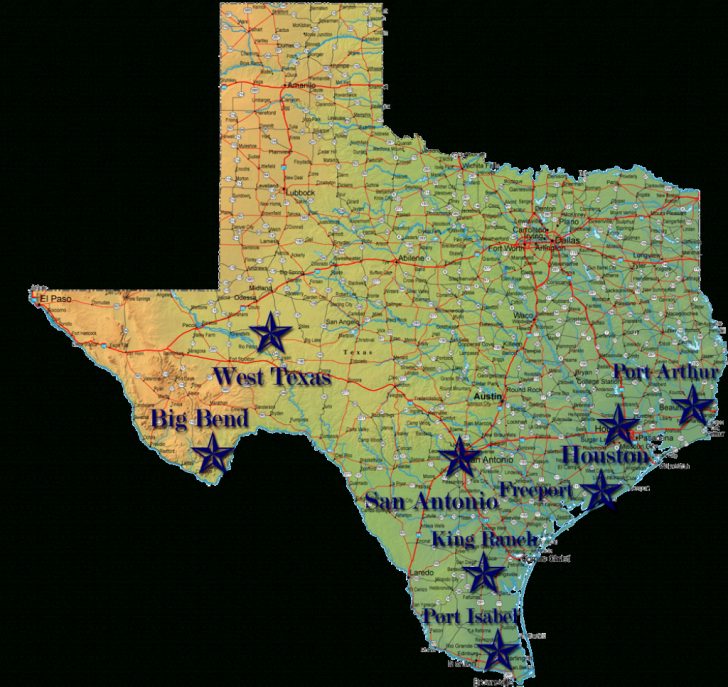 National Parks In Texas Map