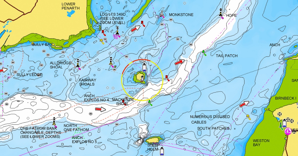 Florida East Coast Atlantic Ocean Depth Map 