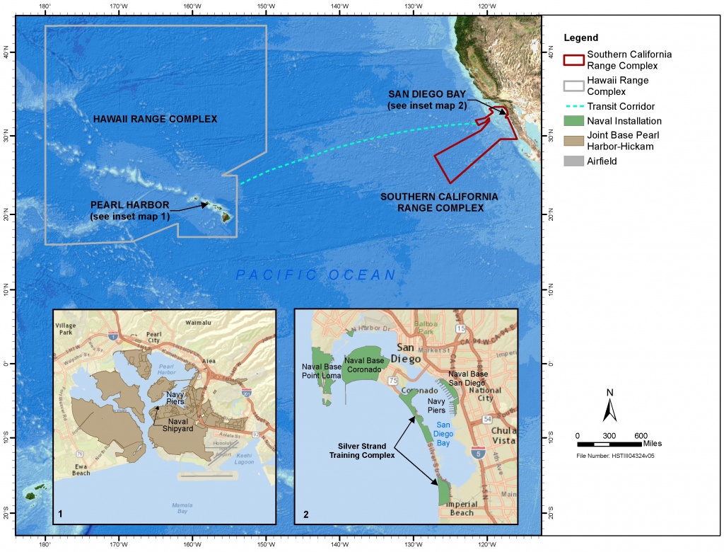 Navy Seeking To Extend Use Of Training Ranges In California Hawaii Hawaii California Map 