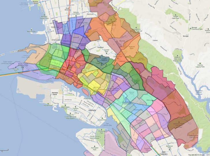 Oakland California Map
