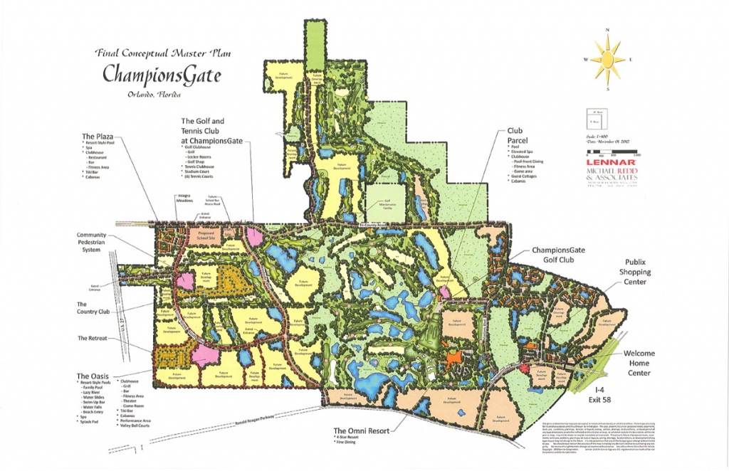 New Homes | Championsgate - Champions Gate Florida Map