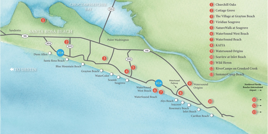 New Homes Division | Florida Real Estate :: Beach Properties Of Florida - Sea Crest Florida Map