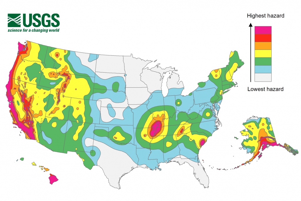 New Map Shows Earthquake Prone Places Across U.s. | Time - Usgs Recent Earthquake Map California