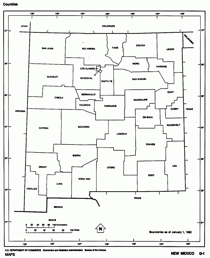 New Mexico Maps - Perry-Castañeda Map Collection - Ut Library Online - New Mexico State Map Printable
