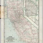 New Railroad & Township Map Of California   David Rumsey Historical   California Township And Range Map