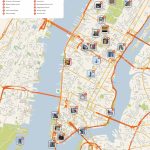 New York City Manhattan Printable Tourist Map | Sygic Travel   Printable Map Of New York City With Attractions