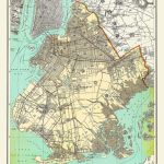 New York City Map Brooklyn Street Map Vintage | Etsy   Printable Map Of Brooklyn