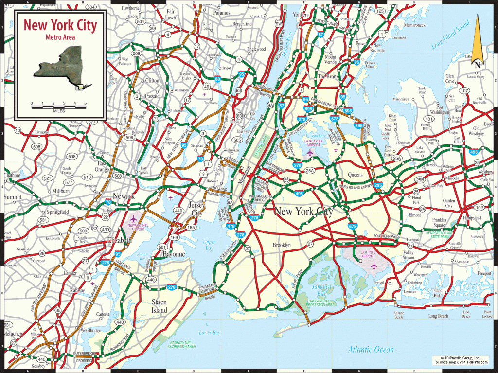 New York City Ny Map - New York Printable Map Pdf