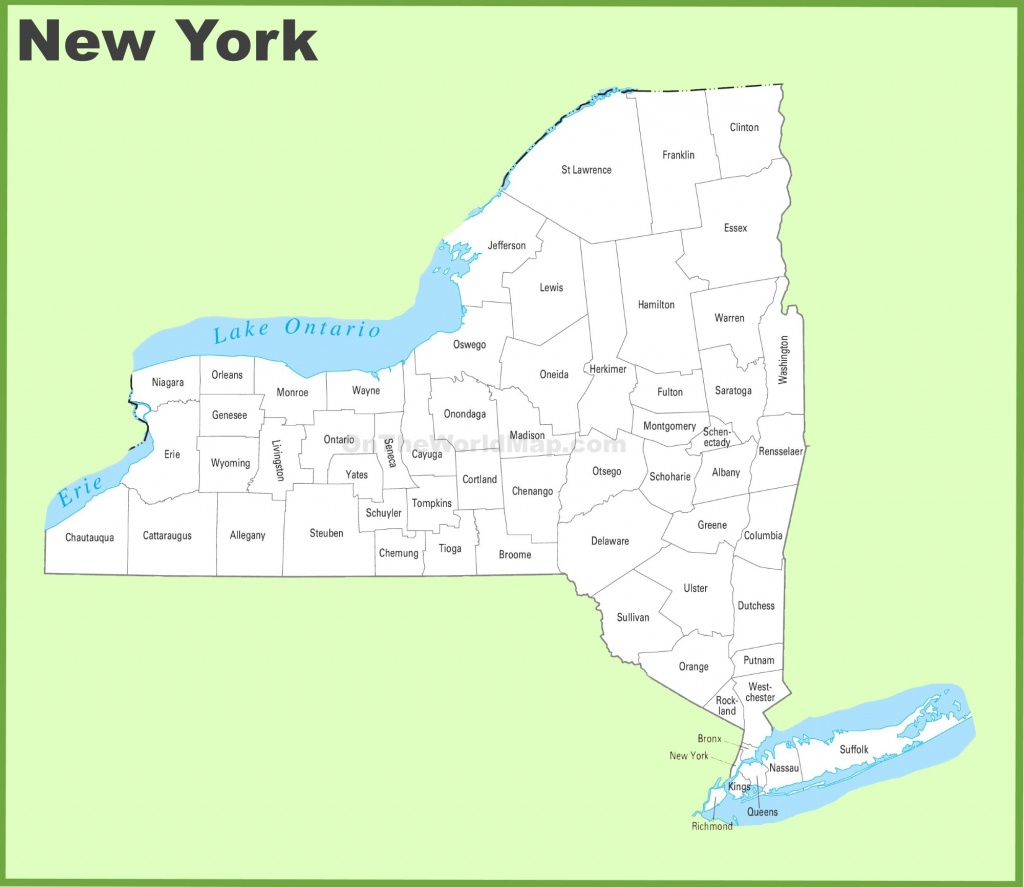 New York State Maps | Usa | Maps Of New York (Ny) - Road Map Of New York State Printable