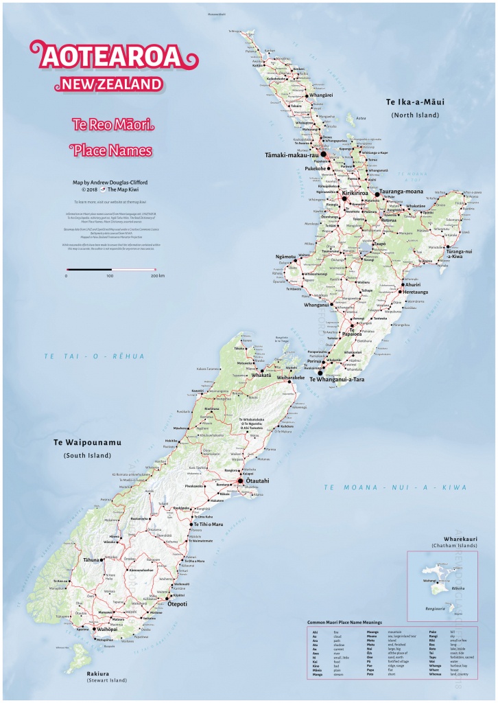 New Zealand North Island Map Printable