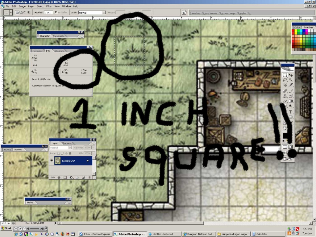 Newbiedm Tutorial – Printing Battle Maps To A 1″ Scale | Www. Newbie - D&amp;amp;d Printable Maps
