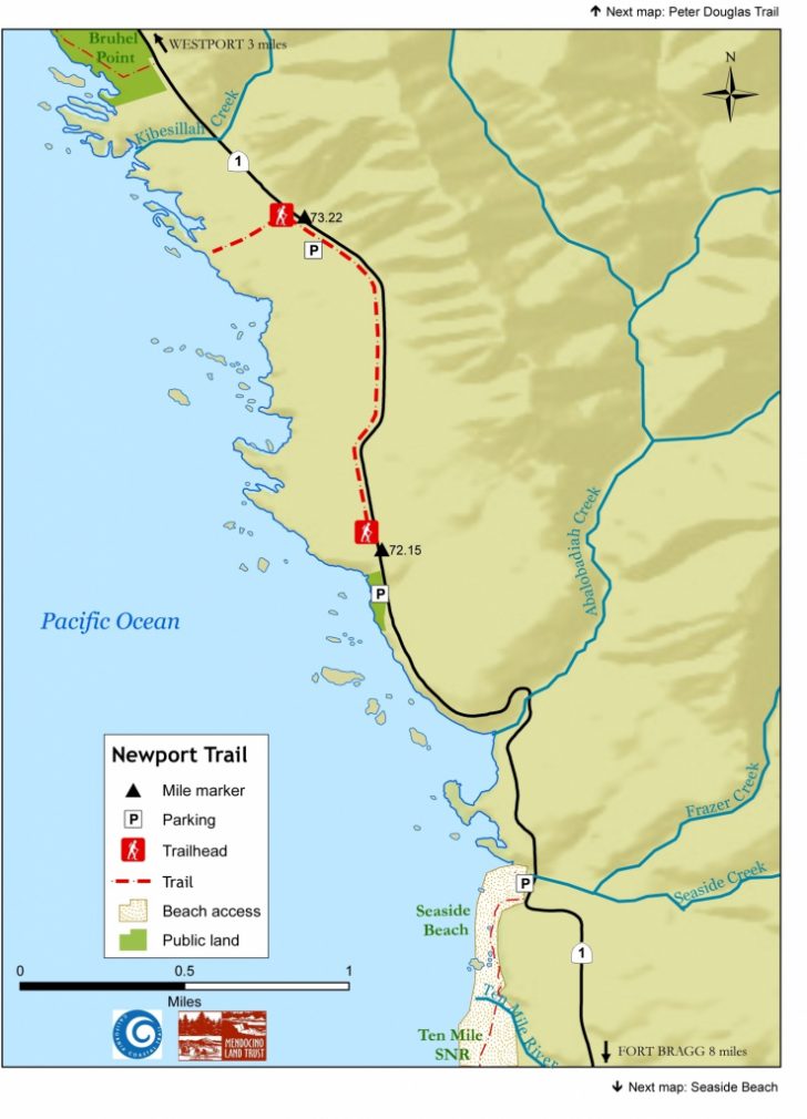California Coastal Trail Map