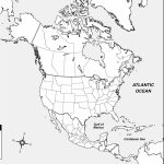 North America Map Blank Empty Geography Blog Printable United States   North America Map Printable