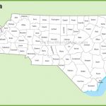 North Carolina County Map   South Carolina County Map Printable