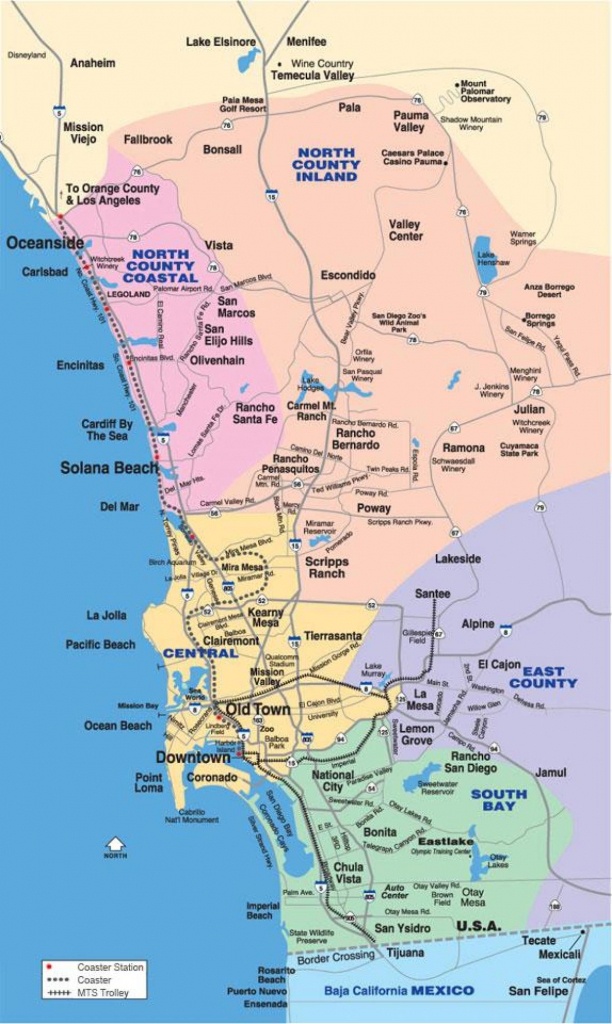 Printable Map Of San Diego County Free Printable Maps