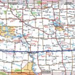 North Dakota Road Map   Printable Map Of South Dakota