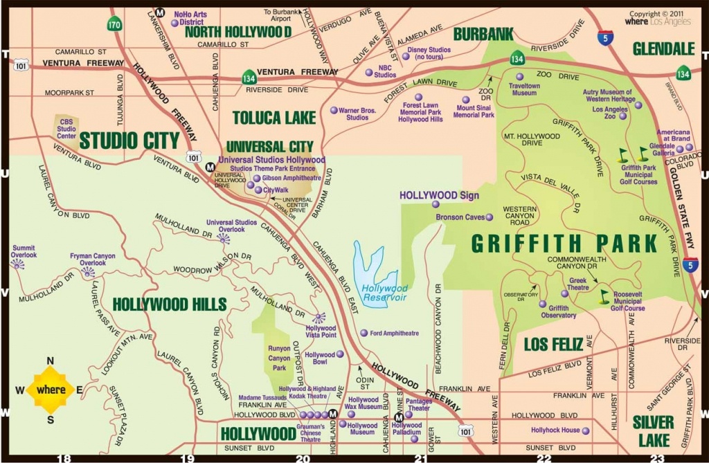 North Hollywood Ca Map Large | D1Softball - Map Of West Hollywood California
