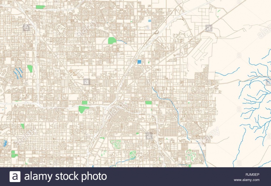 North Las Vegas Nevada Printable Map Excerpt. This Vector Streetmap - Printable Las Vegas Street Maps