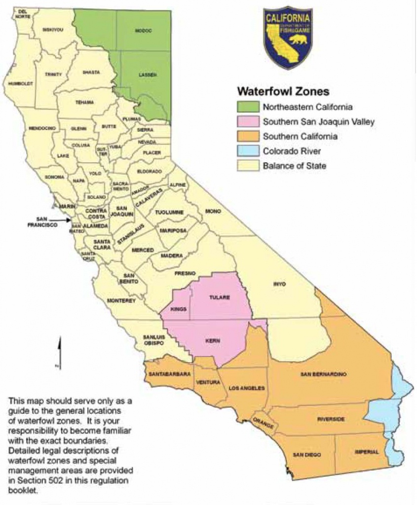 Northeastern Waterfowl Zone | We&amp;#039;ve Moved To Www.legallabrador. - Turkey Hunting California Map