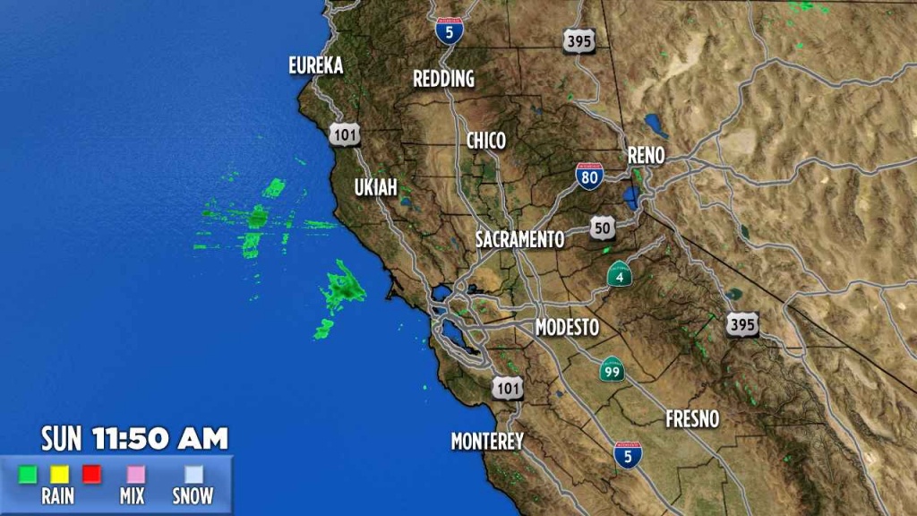 Northern California | Abc7News - California Coast Weather Map