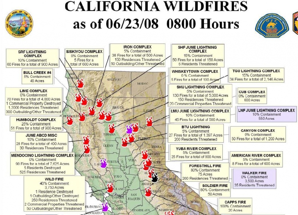 Northern California Wildfire Map Highboldtage For Fire - Touran - Northern California Fire Map