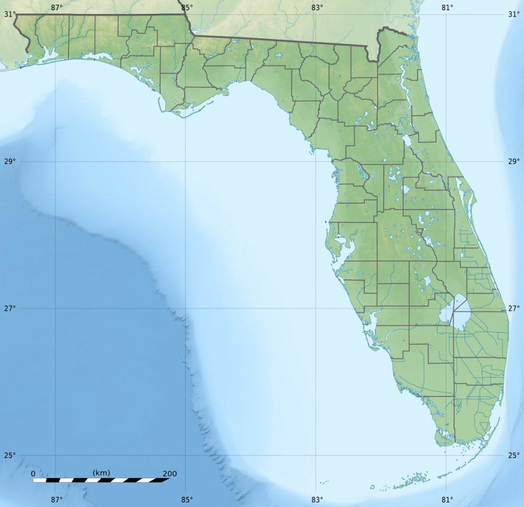 Northwest Florida Beaches International Airport - Wikipedia - Map Of Alabama And Florida Beaches