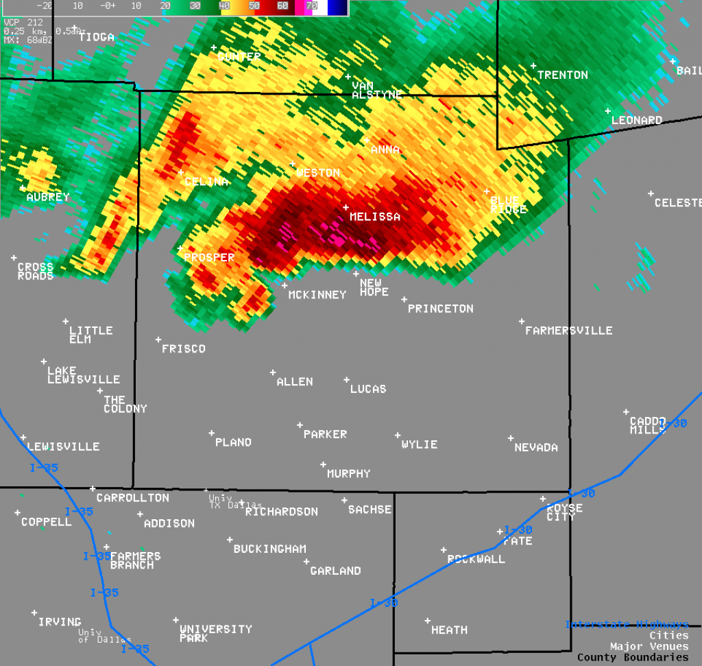 Nws Ft. Worth - Texas Satellite Weather Map