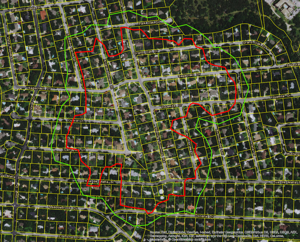 Oak-Wilt-Treatment-Map - Town Of Hollywood Park-The Official Website - Oak Wilt Texas Map