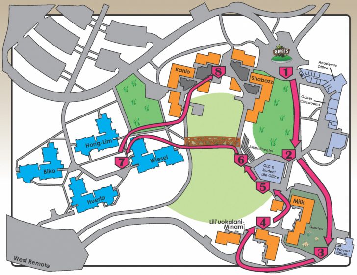 Oakes Self Guided Tour - University Of California Santa Cruz Campus Map ...