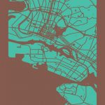 Oakland, California Map Print | Maps | California Map, Map, Oakland   Oakland California Map