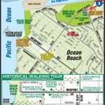 Ob Self Guided Historic Walk | Ocean Beach San Diego Ca   Map Of Ocean Beach California