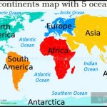 Ocean In The World Map 19 With Oceans 6   World Wide Maps   Free Printable Map Of Continents And Oceans