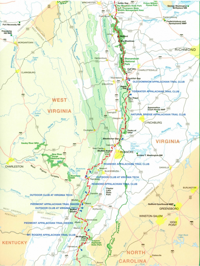 Appalachian Trail In North Carolina Map Burnsville North Carolina 
