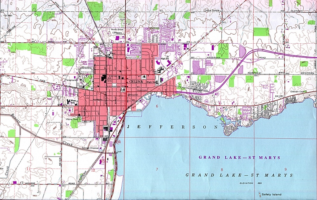 Ohio Maps - Perry-Castañeda Map Collection - Ut Library Online - Celina Texas Map