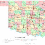 Oklahoma Printable Map   Oklahoma State Map Printable