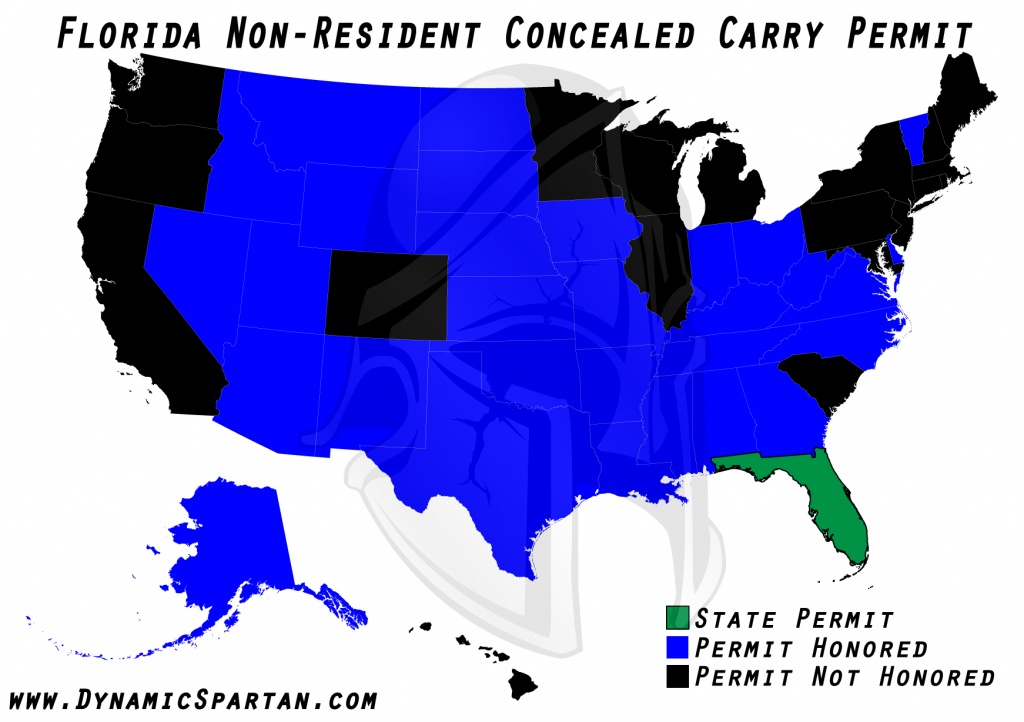 Oklahoma State Bureau Of Investigation Reciprocity Within Colorado - Florida Concealed Carry States Map