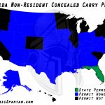Oklahoma State Bureau Of Investigation Reciprocity Within Colorado   Florida Non Resident Ccw Reciprocity Map